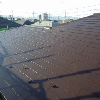 コロニアル屋根施工後
