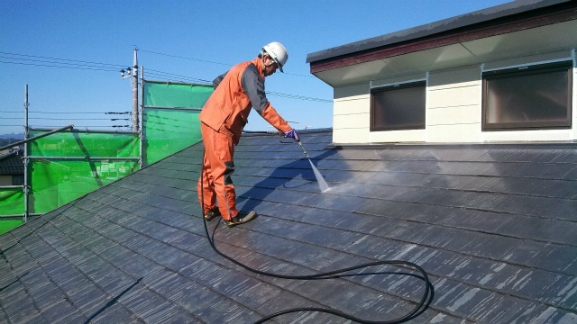 高崎市のコロニアル屋根塗装工事内容のご紹介