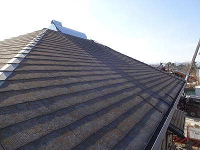 コロニアル屋根北面