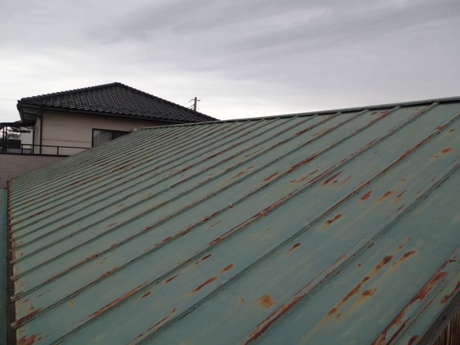 施工前の屋根の写真